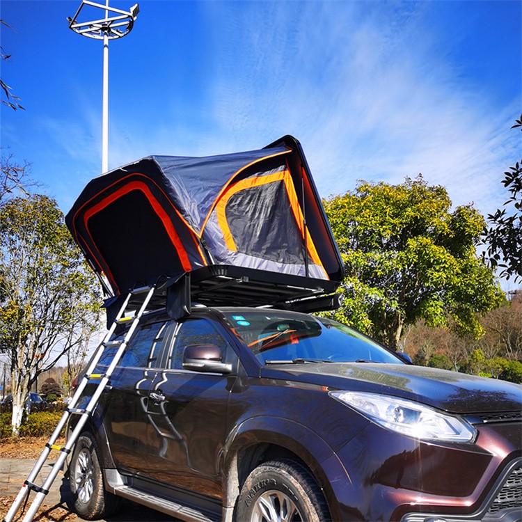 Aluminum Hard Shell Roof Top Tent with Roof RackSHR155